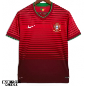 Portugalsko 2014 Retro Domácí Dres Krátký Rukáv